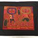 Textile painting mola from Panama