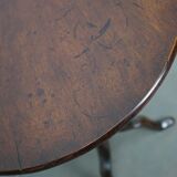 18th century Georgian wine table with reclining mahogany tray