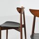 Harry Ostergaard pair of dining chairs rosewood Randers Denmark 1960