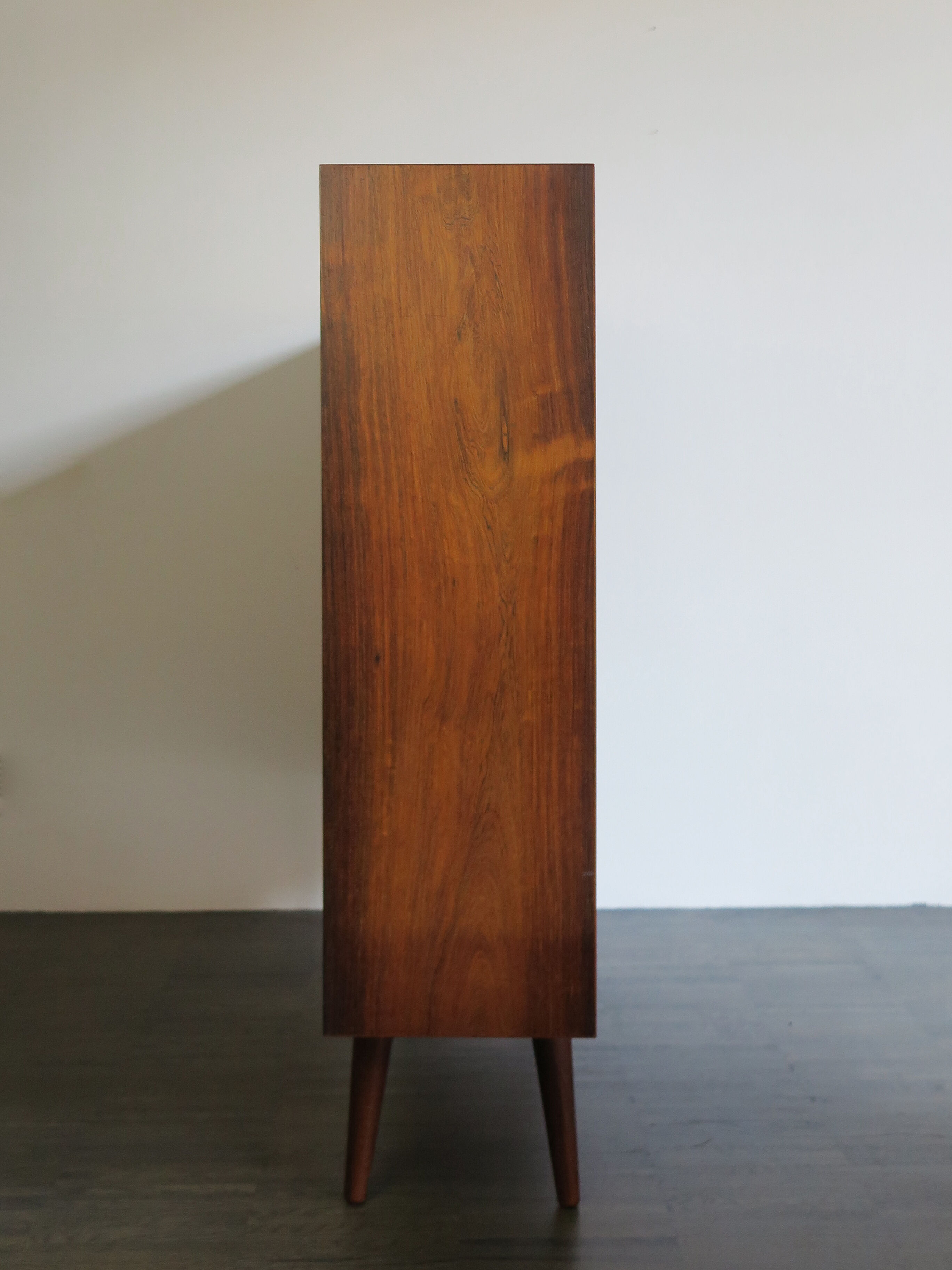 Poul Hundevad scandinavian rosewood bookcase, 1960s