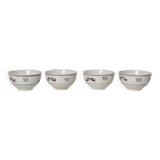 Set of 4 cups, vintage, French