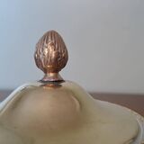 Sucrier ancien en métal argenté