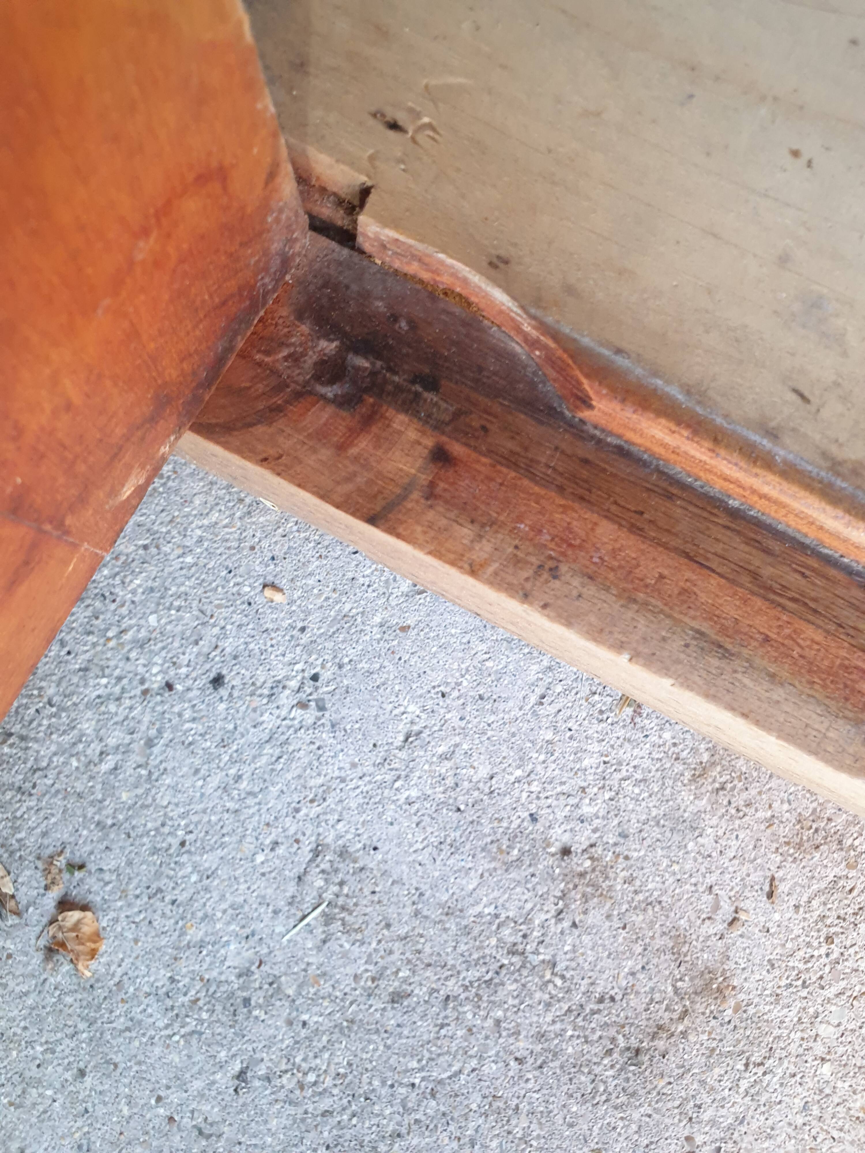 Vintage wooden Parisian buffet