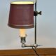 Silver-plated Quinquet lamp from the 19th century.
