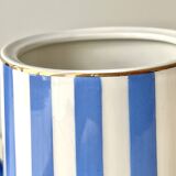 Large Fox Trott Sarreguemines coffee pot in art deco earthenware, 1930s vintage