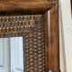 Bamboo rattan mirror