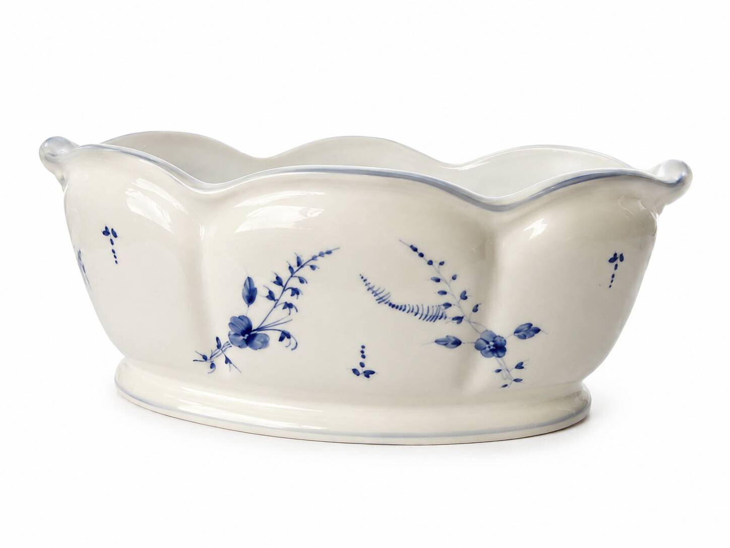 Vintage jardinière Sologne porcelain "Royal Brindille" – model Ch
