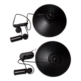 Metal counterweight lamps