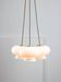 Mid-Century Italian Opaline Glass & Brass Pendant Lamp, set of 3