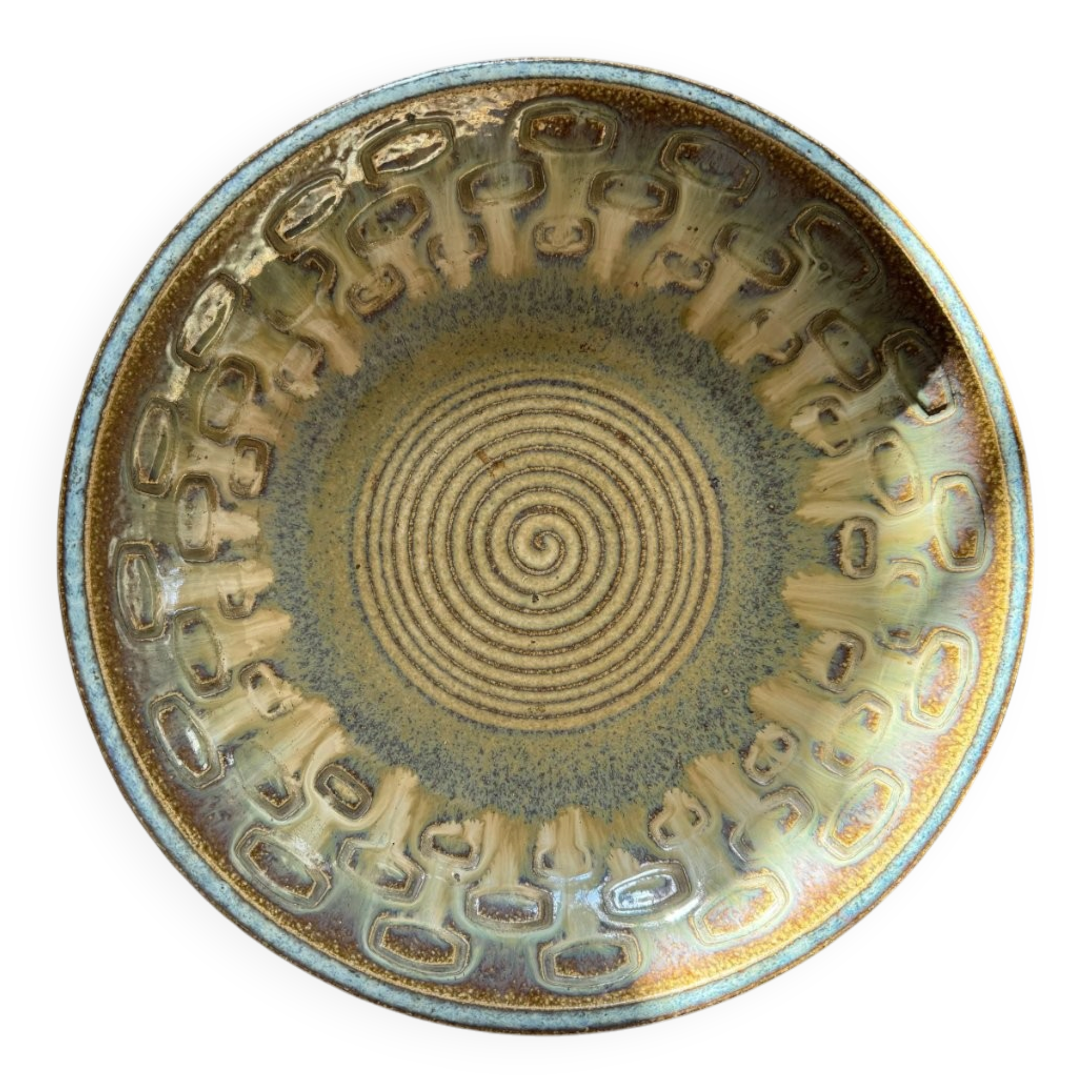 Large Lupin plate and jug by Einar Johansen Søholm for Søholm, 1960s, set of 2