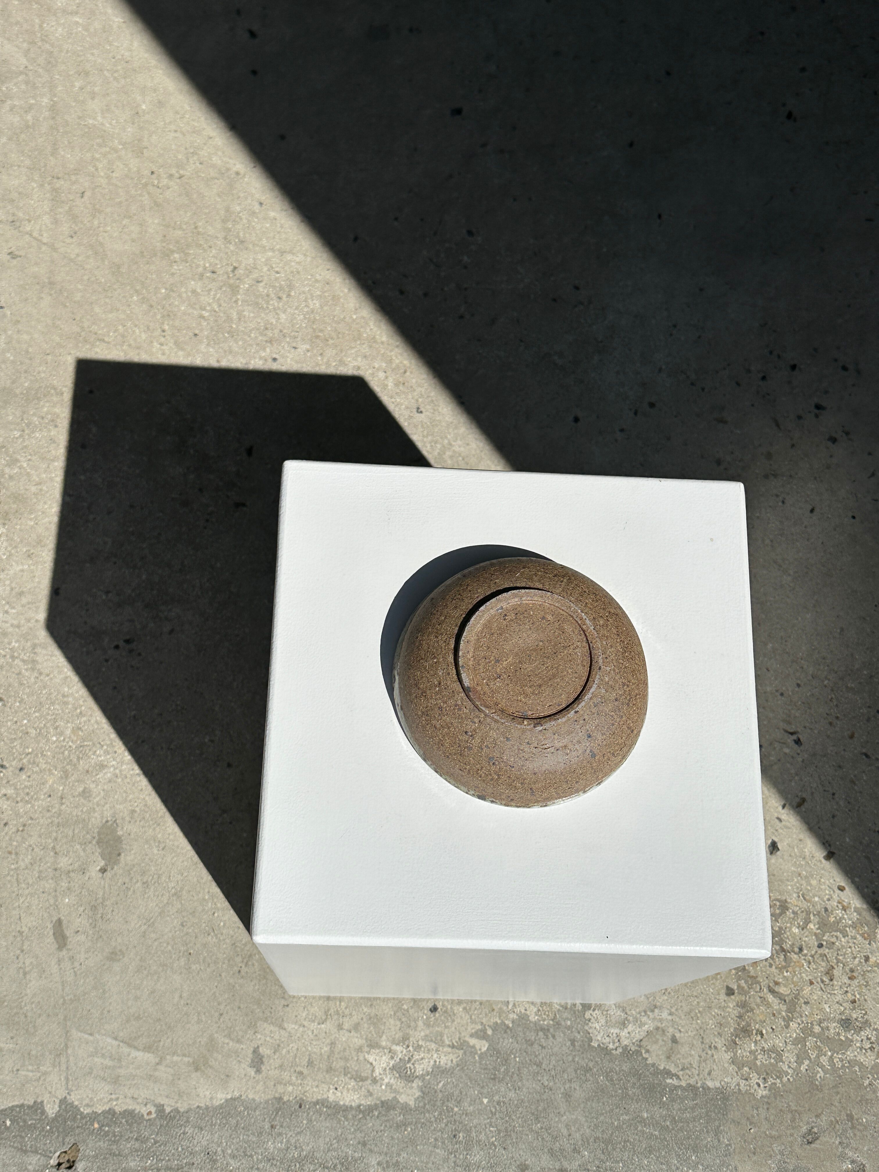 Bol en céramique moucheté et brun mat