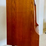 Vintage Danish mid-century teak bar cabinet 1960