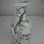 Antique porcelain vase, vintage Chinese porcelain vase