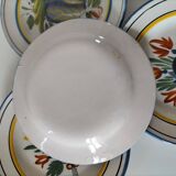 6 earthenware plates from the East - vintage 1960s