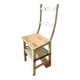 Transformable stepladder chair