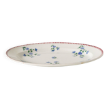 Oval platter from Sarreguemines, Gilbert pattern, early 20th century