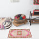 Handmade Wool İn Vintage Door Mat Rug