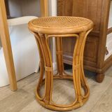 Rattan and Indonesian caning stool