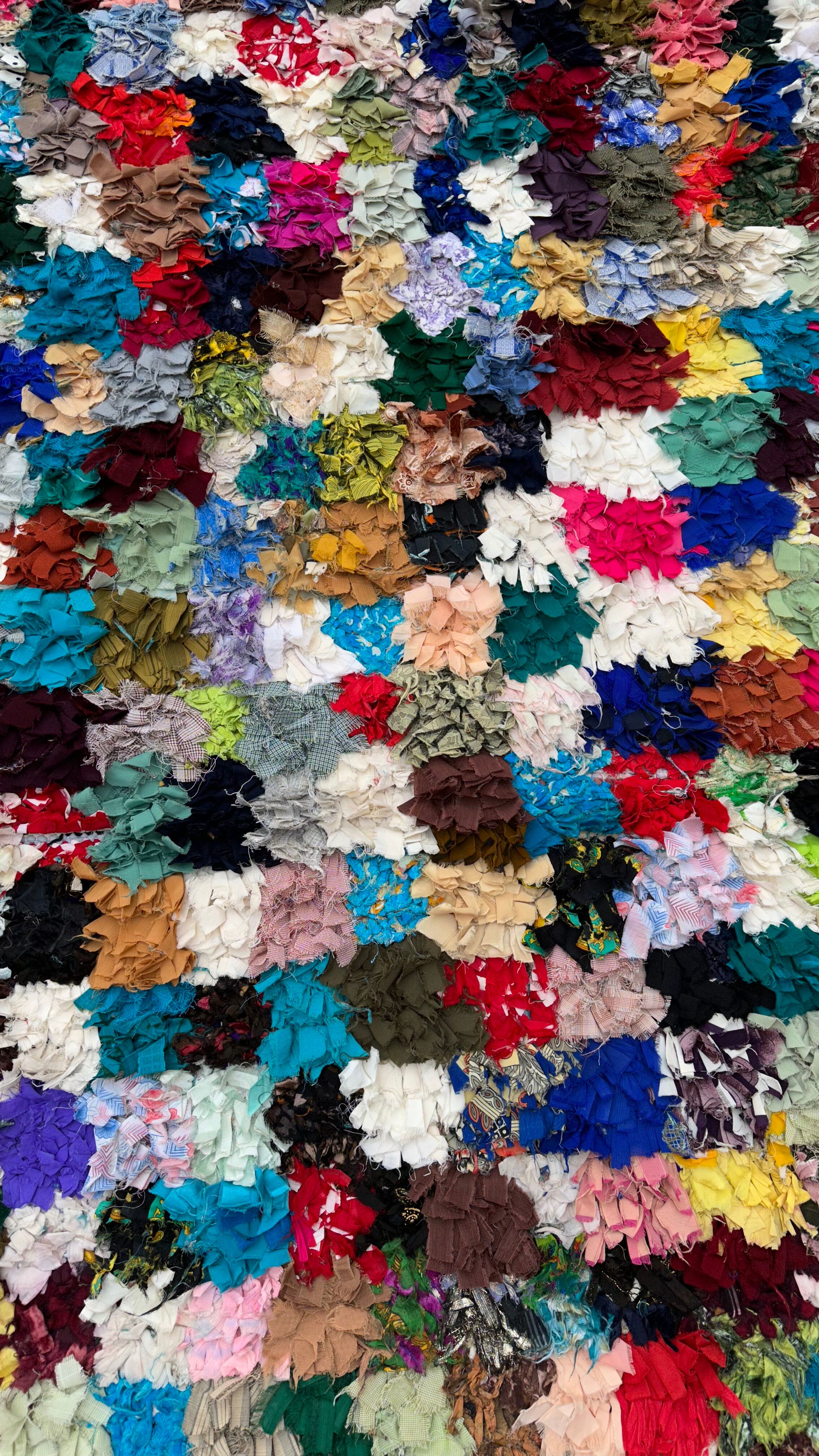 Boucherouite carpet - 94 x 205 cm