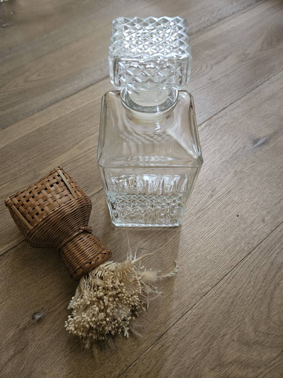 Crystal whiskey decanter