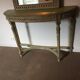 Diptyque console et miroir Louis XVI en bois