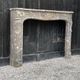 Fireplace louis xv in grey marble of the ardennes late eighteenth century
