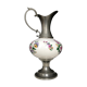 Ceramic and tin pitcher