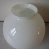 Old white opaline ball globe lampshade 20 cm chandelier lamp fixture 01/11B