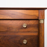 Commode Biedermeier, France, 19ème siècle, Bois de noyer massif