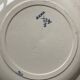Blue flowered ironstone deep plates from Saxony