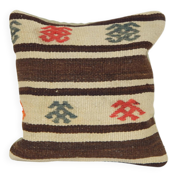 Vintage kilim cushion cover 30x30 cm