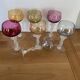 7 verres à vin en cristal de bayel modèle Venus