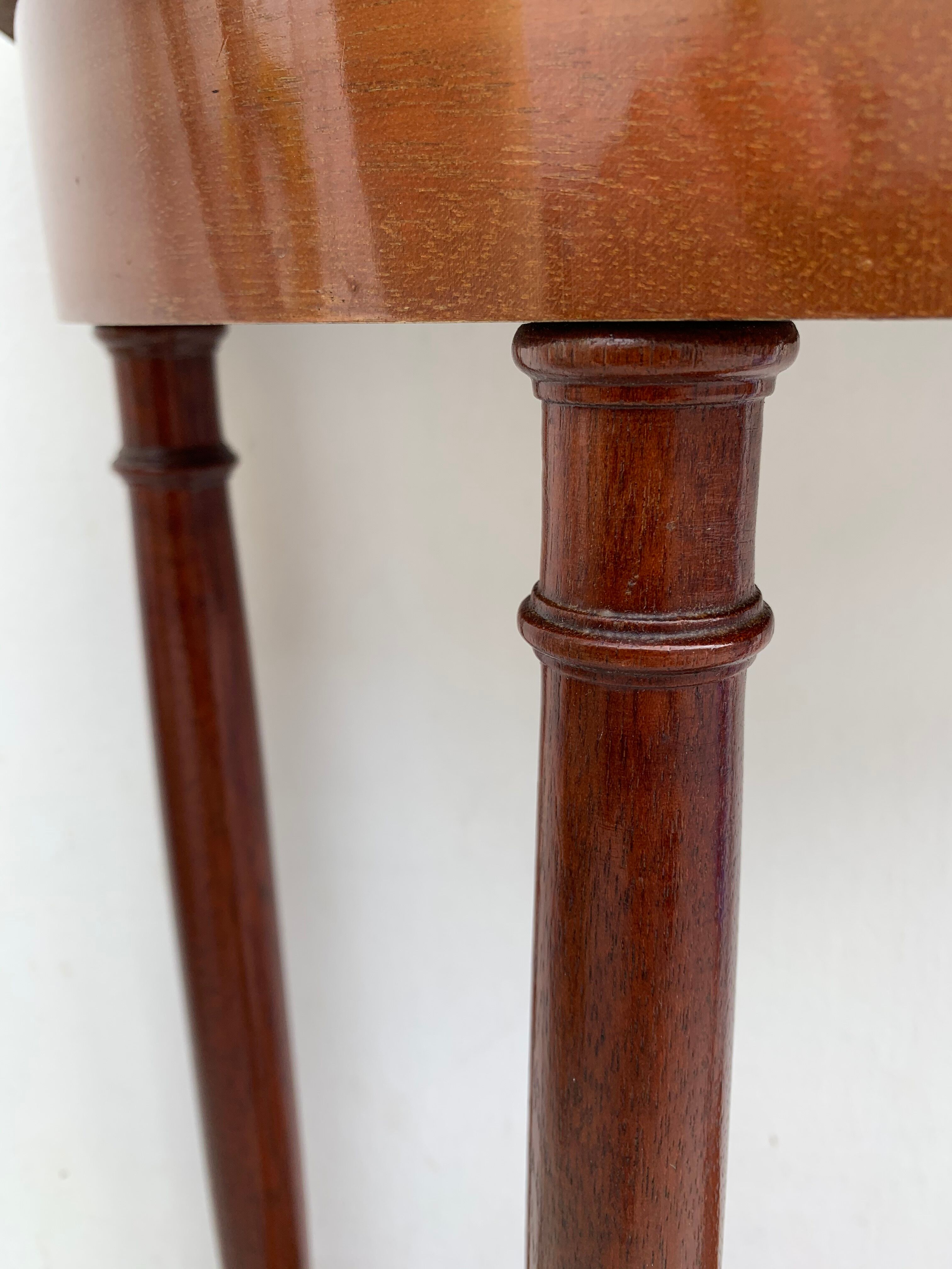 Console half moon wooden and marble louis XVI style