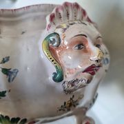 Antique 18th century Marseille earthenware planter by Veuve Perr