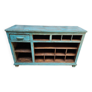 Ancien comptoir de marchand - teck birman