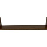 Vintage oak wall rack book shelf 1960s wood minimalist design