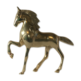 Vintage brass horse sculpture