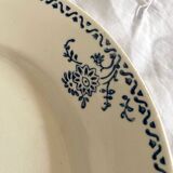 Gien dessert plates with flower basket