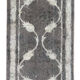 Vintage persian rug handwoven overdyed wool living area rug