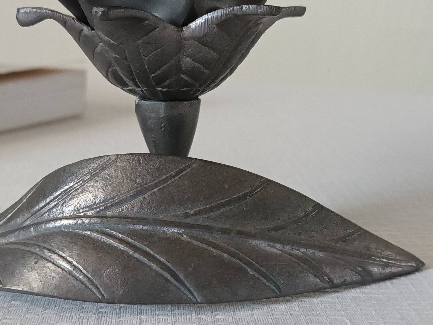 Cendrier decoratif fleurs amovibles vintage