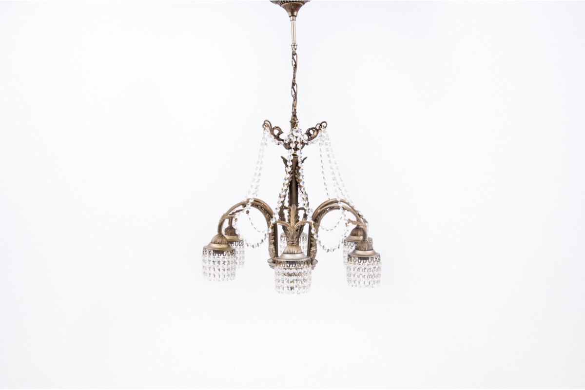 Crystal chandelier, France, 1940s