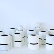 Pair of cylindrical wall lights Stilnovo 1960s
