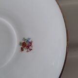 Porcelain flowering saucer cups