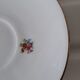 Coupelles soucoupes fleuries porcelaine