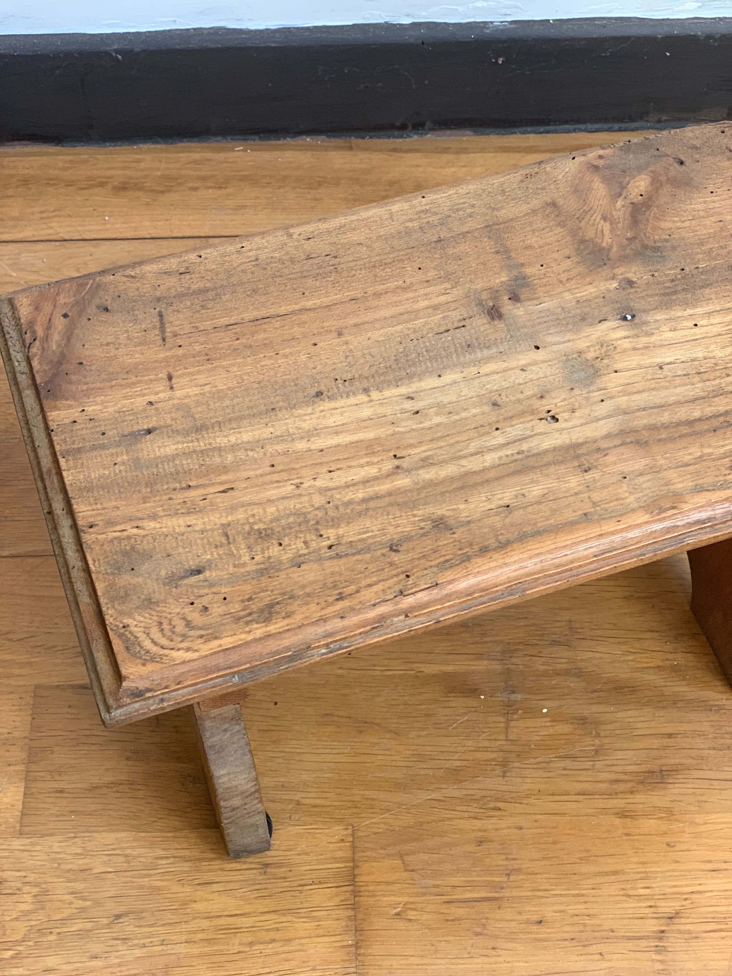 Wooden foot step