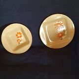 Saint Clément vintage dinner and soup plates