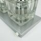 no. 1 of 2 mid century peill & putzler SCONCE with 2 glass cubes 60s/70s