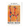 Affiche exposition Marino Marini