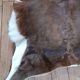 Cowhide rug, vintage from the 1980s. Handmade, made by me.