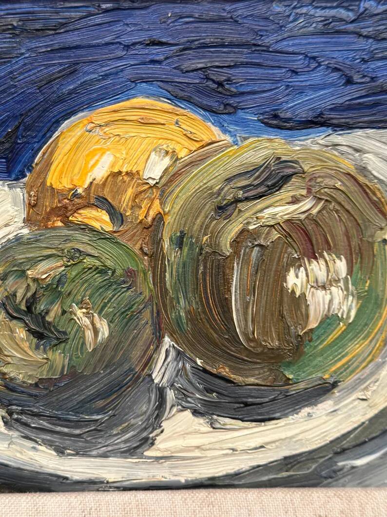 Original Swedish Oil on Panel – “Still Life” by Göran Brunius (1911–2005) – Signed